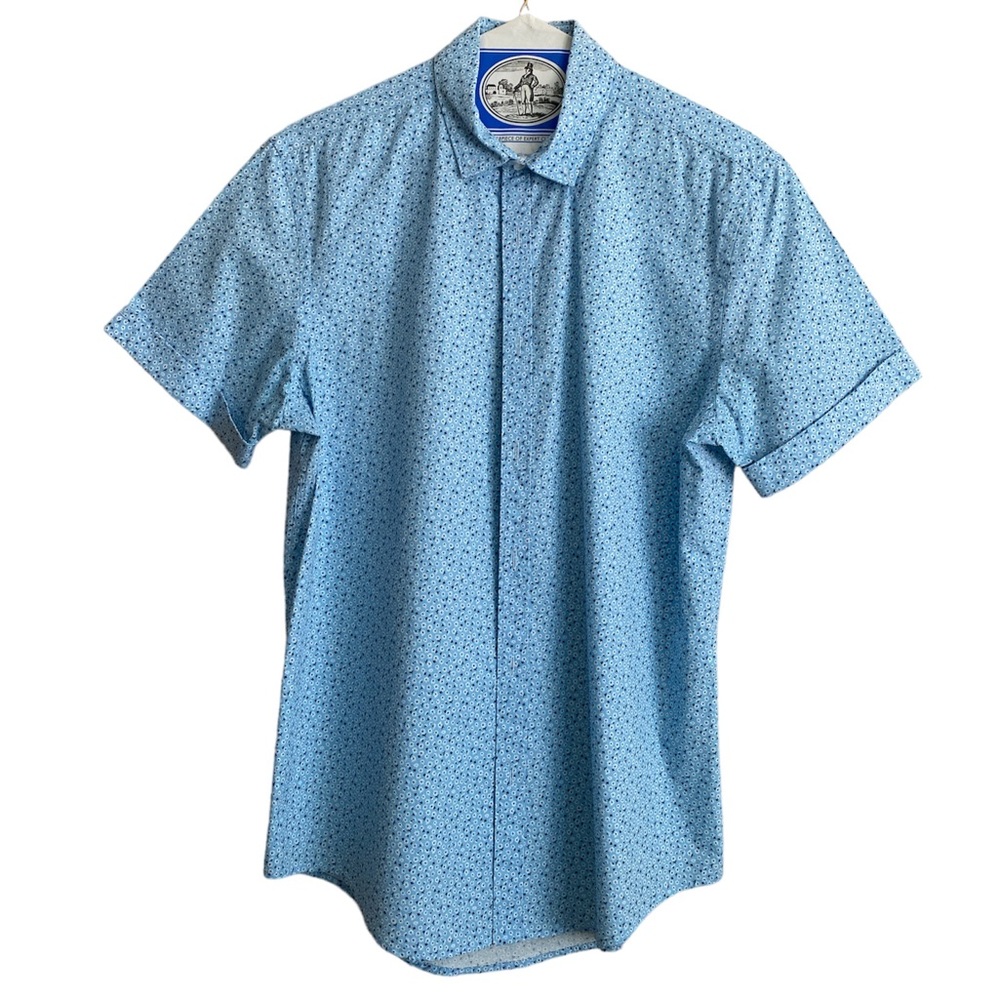 ZaraMan short sleeved button down shirt